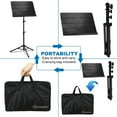 Music stand, 2 in 1 DualUse Folding Sheet Music Stand & Desktop Book