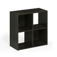 thumbnail image 2 of Furinno Pelli Cubic Storage Cabinet, 2x2, Espresso, 2 of 5