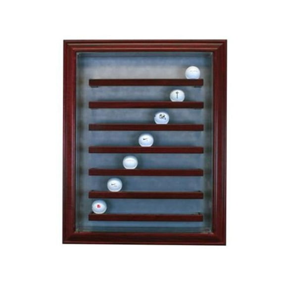 Perfect Cases PC-49GLFCB-C 49 Golf Ball Cabinet Style Display Case, Cherry
