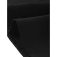 thumbnail image 6 of INSPIRE CHIC Women's Tie Neck Ruffle Mesh Panel Semi Sheer Short Sleeve Blouse Black XS, 6 of 6
