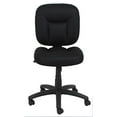 thumbnail image 2 of OFM Essentials Upholstered Swivel Office Chair in Black, 2 of 3