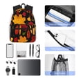 thumbnail image 5 of Fotbe Autumn Maple Leaves A Lightweight Casual Laptop Backpack for Men and Women, Daily use Waterproof backpack, Backpack for College, 5 of 7