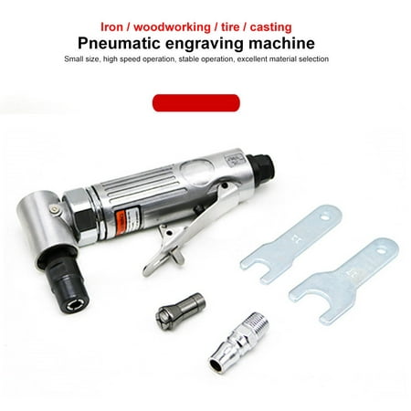Air Pneumatic Right Angle Die Grinder Polisher Cleaning 1/4‘’ Cut Off