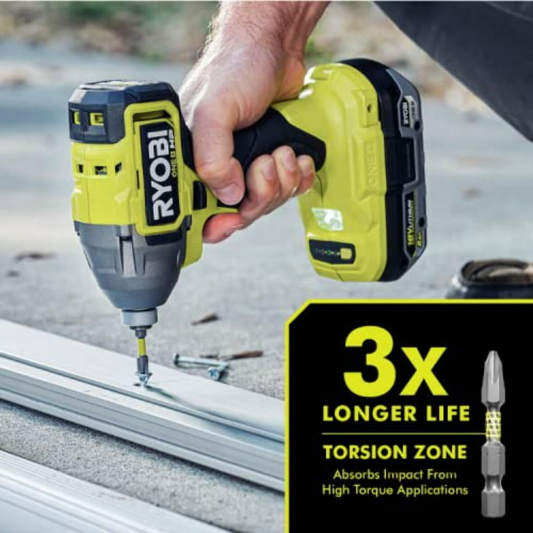 RYOBI Compact Power Driver Combo Set - 65-Piece Drill and