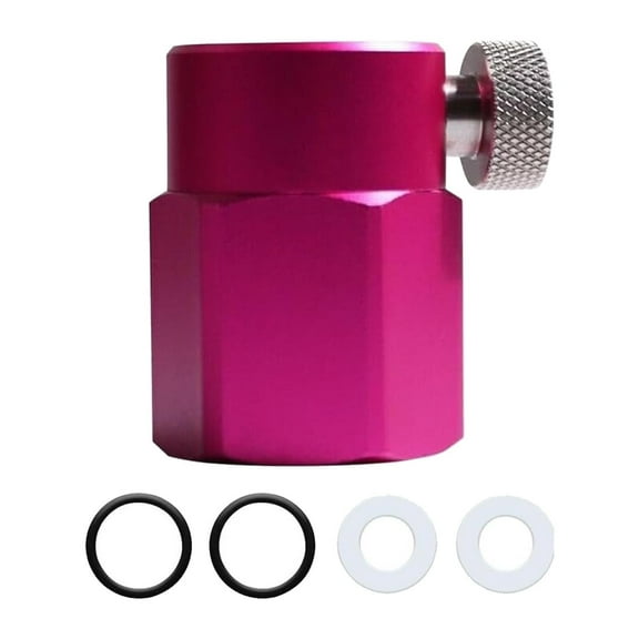 Fiocias CO2 Cylinder Refill Adapter Soda Machine Accessory Metal Compact Standard Cga320