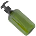 thumbnail image 2 of 500ml PET Refillable Empty Bottle Shampoo Lotion Press Pump Makeup Dispenser Plastic Container, Deep Green, 2 of 9