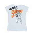 thumbnail image 1 of DC Comics Womens Shazam Mono Action Pose Cotton T-Shirt, 1 of 3