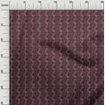 thumbnail image 2 of oneOone Cotton Jersey Dark Red Fabric Check & Artistic Floral Dress Material Fabric Print Fabric By The Yard 58 Inch Wide, 2 of 4