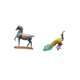 thumbnail image 5 of Escultura De Caballo De Pie Y Pavo Real Para Escritorio, Sala De Estar, Estantería, Adorno De Jardín, Decoración Feng Shui, Decoración Del Hogar, Manualidades De Jardín., 5 of 8