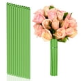 thumbnail image 2 of FaLX Green Unbreakable Flower Stem Cover - Flexible Soft PVC - Lightweight - 10Pcs - DIY Artificial Flower Bouquet Stem Sleeve Roll - Home Supplies, 2 of 8