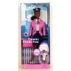 Travel Train Fun Barbie Doll African American 2001 Mattel #55808