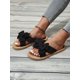 thumbnail image 2 of Women Bow Decor Slide Sandals, Polyester Vacation Sandals, 2 of 5