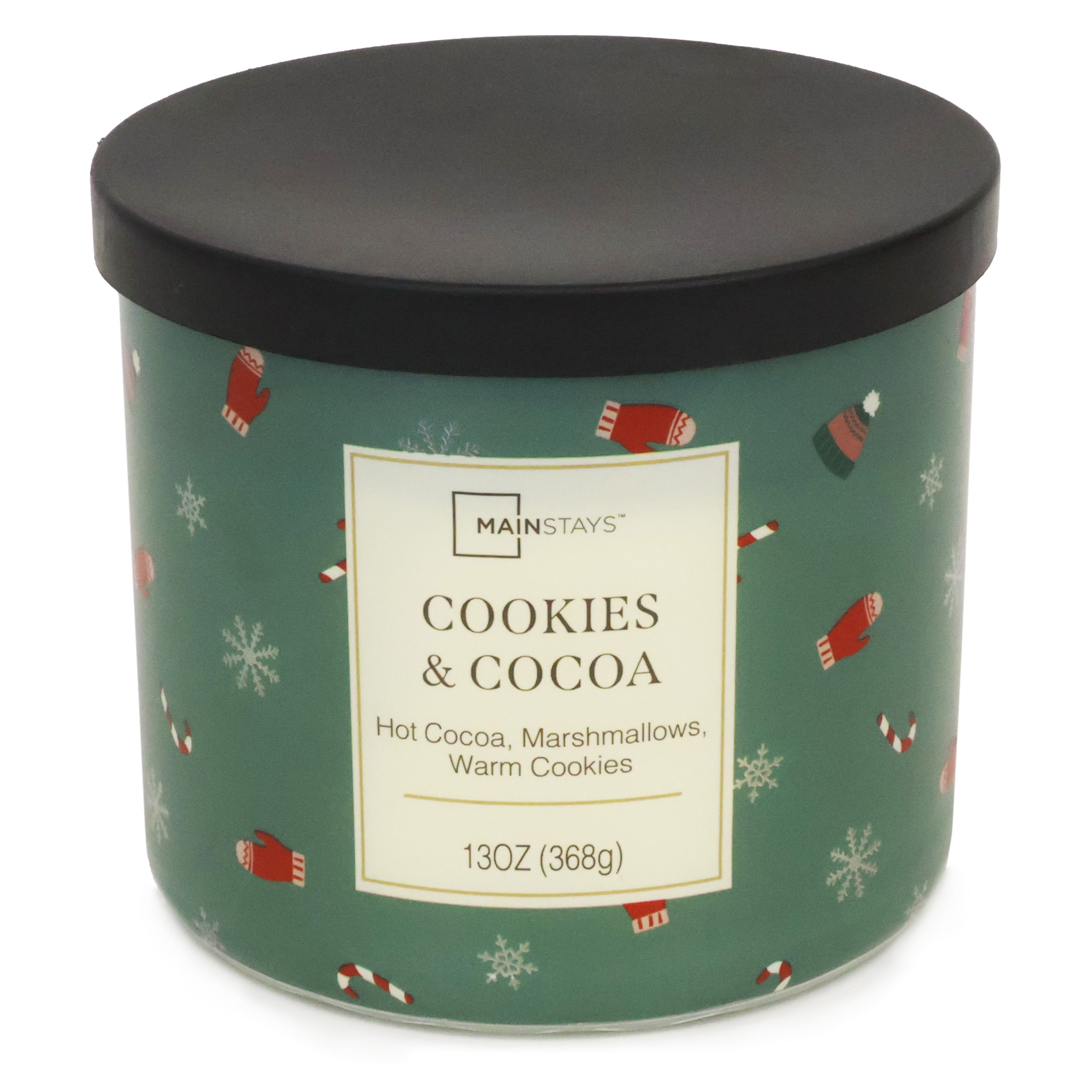 Mainstays 3-wick Cookies and Cocoa Designs, 13-Ounce