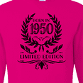thumbnail image 4 of Inktastic Born in 1950 Limited Edition Long Sleeve T-Shirt, 4 of 5