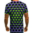thumbnail image 3 of Otvok Men's Shirt Print Short Sleeve Round Neck Fashion Casual Daily Holiday Blouses, 3 of 4