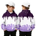 thumbnail image 2 of IWRICH Boys Ice Cream Drip Printed Hoodies Long Sleeve Cute Hoodies Sweatshirts Pullover with Pockets,Size 1-14 Years, 2 of 4