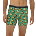 thumbnail image 2 of Men'S Boxer Briefs, Cute Mushroom Pizza Eye Soft And Breathable Mens Underwear Boxer Briefs With Widen Waist, 2 of 2