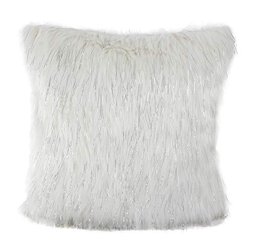 3 Colors Fennco Styles Faux Fur Decoraitve Table Runner Pillow & Blanket 
