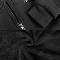 thumbnail image 2 of Nathan Men's Quilted Sherpa Fleece Zip Up Hoodie Jacket HR1222 (Charcoal, M), 2 of 2