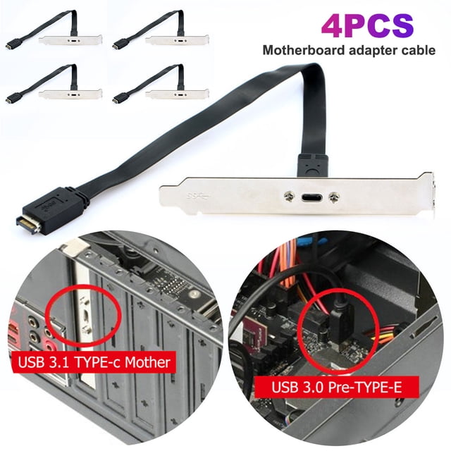 Cabecera Del Panel Frontal USB 3.1 Tipo E A C F Cable Expansión La Placa Base