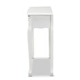 thumbnail image 4 of Baxton Studio Gabrielle White-Finished 1-Drawer Wood Console Table, 4 of 9