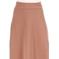 thumbnail image 6 of Women's Flowy Maxi Skirt with High Waist and A-Line Silhouette, 6 of 7