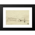 thumbnail image 2 of Copley Fielding 14x11 Black Modern Framed Museum Art Print Titled - Dunbarton from the West, 2 of 5