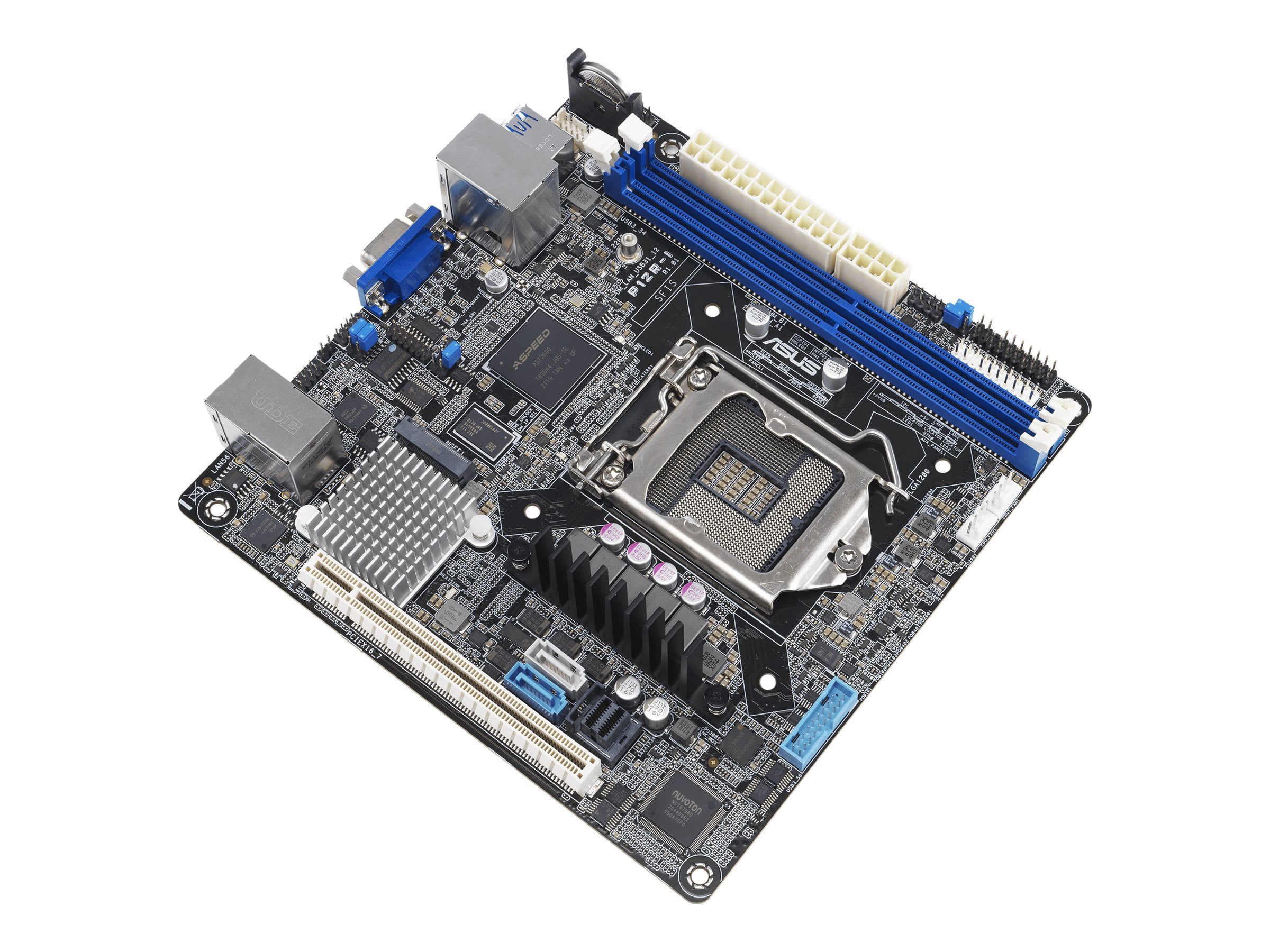 Asus P12R-I Server Motherboard - Intel C252 Chipset - Socket LGA-1200 - Mini ITX