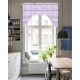 thumbnail image 5 of Purple Stripe Kitchen Curtains Swag Valance for Windows/Bathroom/Cafe, Abstract Art Modern Vertical Striped Rod Pocket Drape Panel Swag Curtain Valance for Bedroom/Living Room 55''x36'', 5 of 6