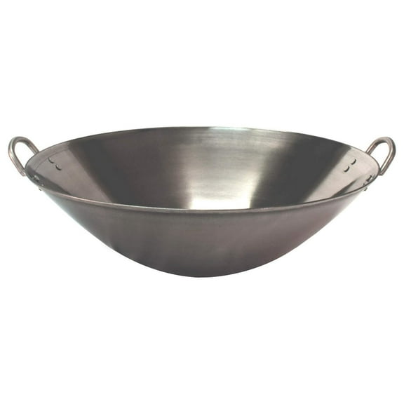 SL-PA450E: 18″ Stainless Steel Wok (Induction Ready)