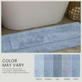 thumbnail image 5 of Home Weavers Classy Bathmat Collection 100% Cotton Bathroom Rug Set Machine Washable Bathroom Rug-17"x24", Bath Rug- 21"x34", 2 Piece Bath Rug set, Blue, 5 of 6