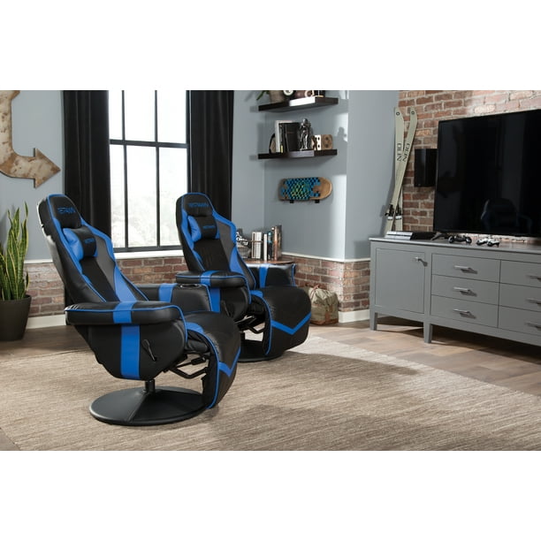 RESPAWN 900 Gamer Swivel Recliner with Cup Holder Footrest