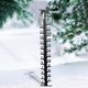 thumbnail image 5 of Decoración de exteriores, decoración del hogar, decoración de habitaciones, decoración de paredes, regla de nieve, regla de copo de nieve navideña, regla de copo de nieve manual de metal, pluviómetro, 5 of 5