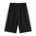 thumbnail image 2 of HUANBAI Boys Shorts Athletic Training Basketball Shorts For Kids Comfortable Stretch Elastic Waist Casual Outdoor Play 4-5 Years, 2 of 4