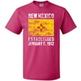 thumbnail image 3 of Inktastic Established January 6, 1912 New Mexico Flag T-Shirt, 3 of 5