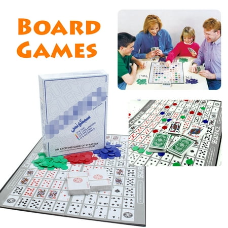 Sequence Card Game Challenge Strategy Board Games for Family Friends (Best Family Strategy Board Games)