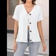 thumbnail image 5 of Camisetas Básicas de Verano con Cuello en V y Corta para Mujer XXL, 5 of 8