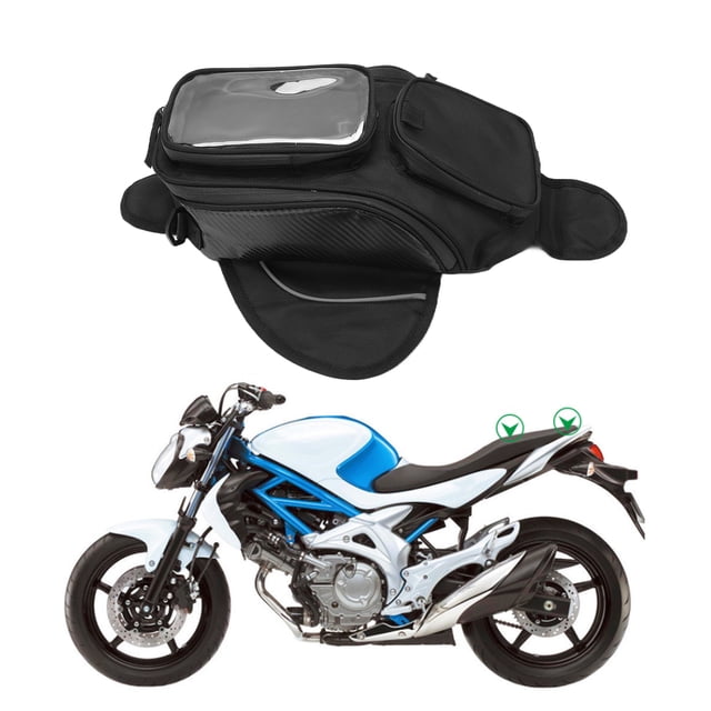Bolsa de Tanque, Mochila de MOTOS indispensable para el Agua de la Motocicleta de la Silla de Motocleta negra para la Rota o en mal Estado para Las Motocicltas Originales