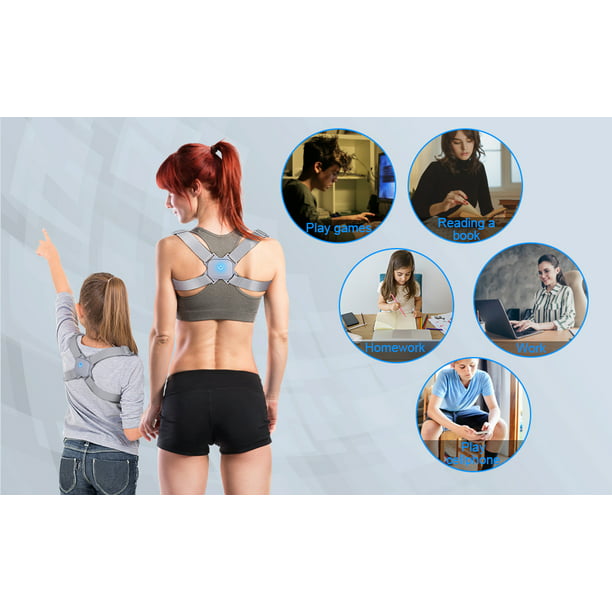 Posture Corrector for Women Men Kids - Smart Posture Back Shoulder Brace -  Adjustable Back Straightener - Comfortable Upper Back Brace for Clavicle