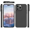 thumbnail image 2 of For iPhone14 Plus Phone Case, Ebizware Shockproof Liquid Silicone Case Military Grade Protective Rugged Rubber Slim Cover with Microfiber Lining for iPhone14 Plus (Black), 2 of 8