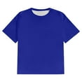 thumbnail image 4 of 2X-5X Plus Size T Shirts for Men Big & Tall Short Sleeve Going-Out Tees Tops Mens Casual Solid Color Pullover Breathable Basic Workout Tshirts Shirt, 4 of 5