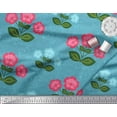 thumbnail image 2 of Soimoi Rayon Fabric Texture,Leaves & Floral Artistic Fabric Prints By Yard 42 Inch Wide, 2 of 3