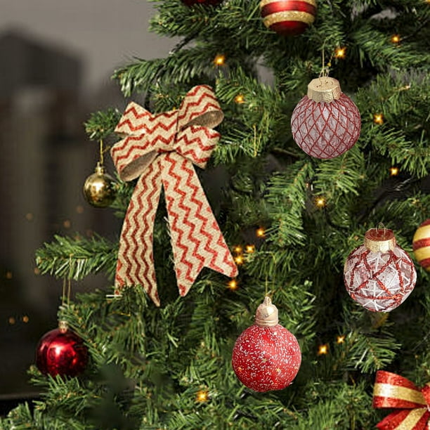 ICQOVD Christmas Ornaments 6pcs Shatterproof Christmas Ornaments Set