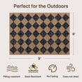 thumbnail image 6 of DEORAB Outdoor Rug 6'x 9' Polypropylene Surface Washable UV-Resistant Carpet Patio Deck Porch，Black & Coffee, 6 of 12