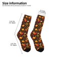thumbnail image 2 of Uemuo Thanksgiving Turkey Printed Kids Boys Socks Seamless Crew Socks Crazy Funny Athletic Sport Socks for Children, 2 of 5