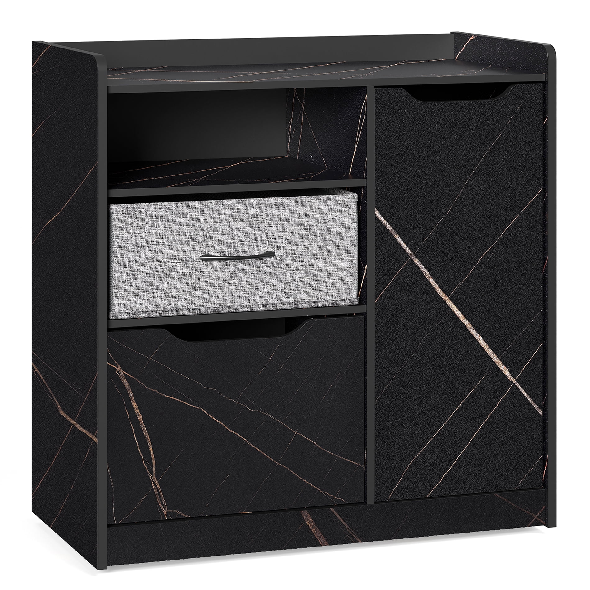 SWQCZNOT Lateral Wood File with Door, Mobile Filing for