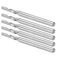 thumbnail image 4 of Yazoeia 5pcs End Mills Single Flute Spiral Milling Cutter Straight Shank Router Bit 3.175x2x10x38mm GY228-58701, 4 of 11