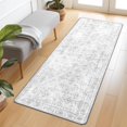 thumbnail image 3 of vfytbgnhj 8X10 Area Rugs for Living Room Bedroom Dining Room  Machine Washable Rug Floor Cover  Print Vintage Aesthetic Carpet  Low Pile Area Rug with Non Slip Rubber Backing  Blue, 3 of 7