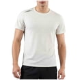 thumbnail image 2 of BSDJILFG Mens Workout T-Shirts Quick Drying Summer Gym Shirts Cooling Breathable Short Sleeve Gym Running Shirts, 2 of 5
