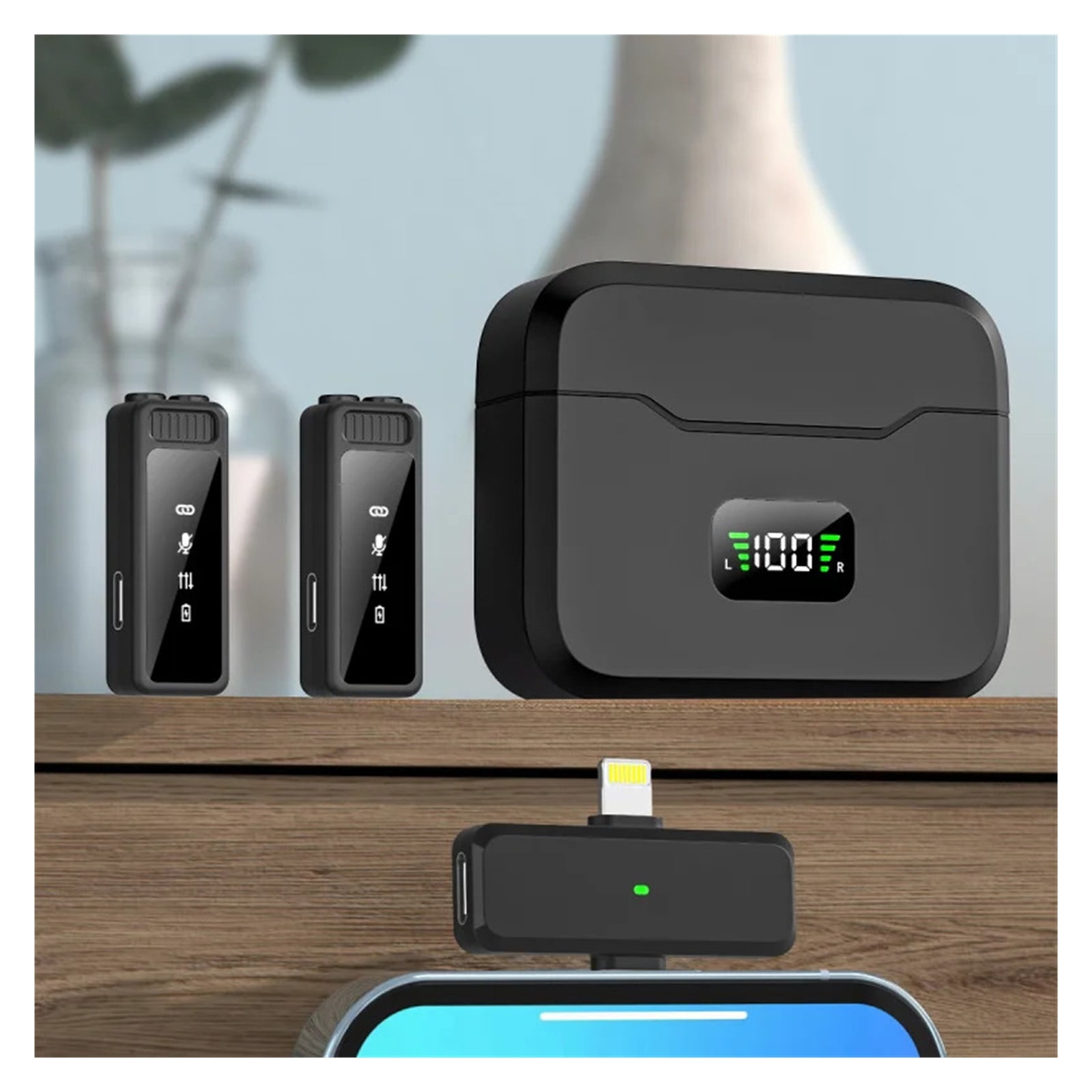 Lavalier Microphone Portable Video Recording Mini Microphone for PC Live Gaming Phone